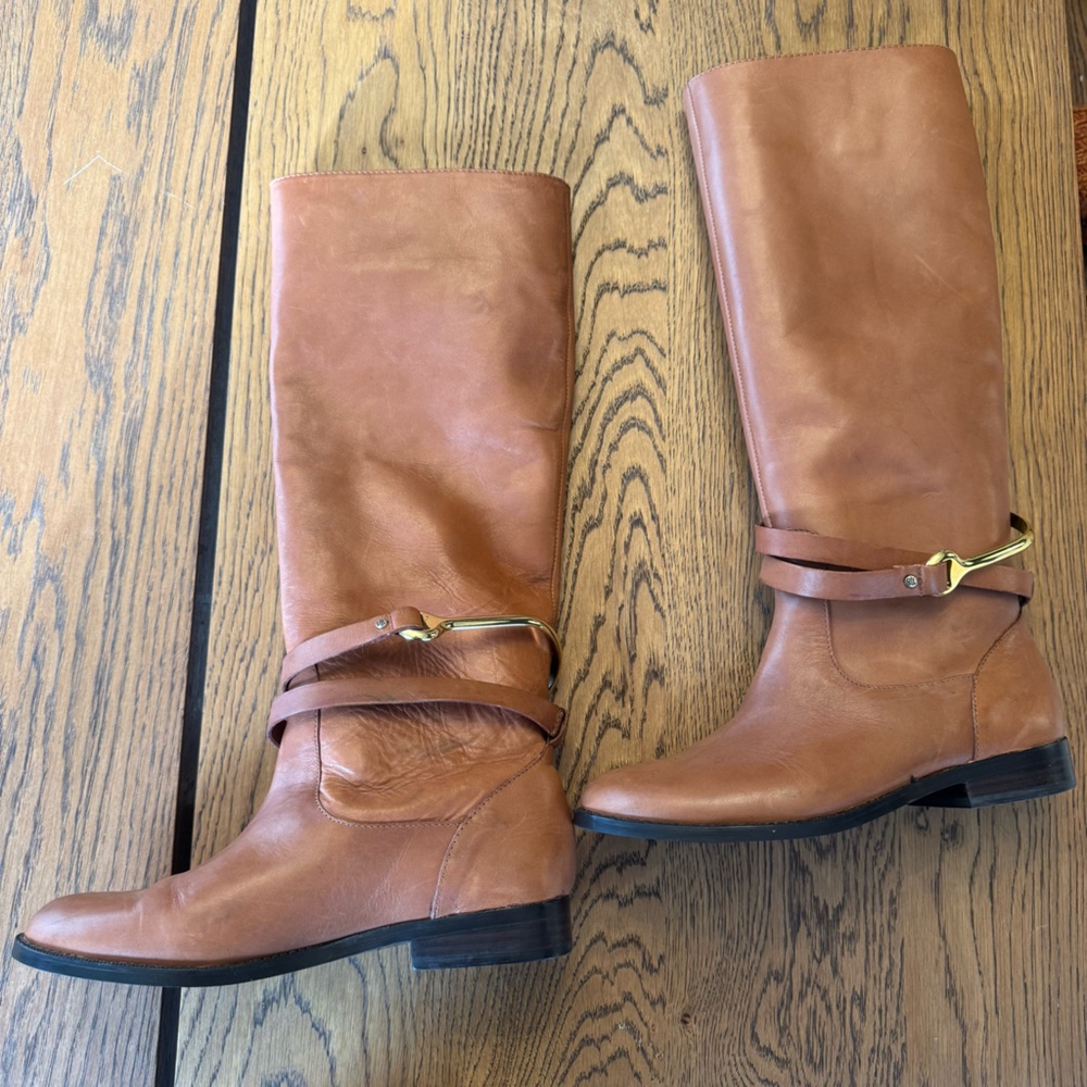 Ralph Lauren Jenny Riding Boots Western Vintage - Picture 12 of 16